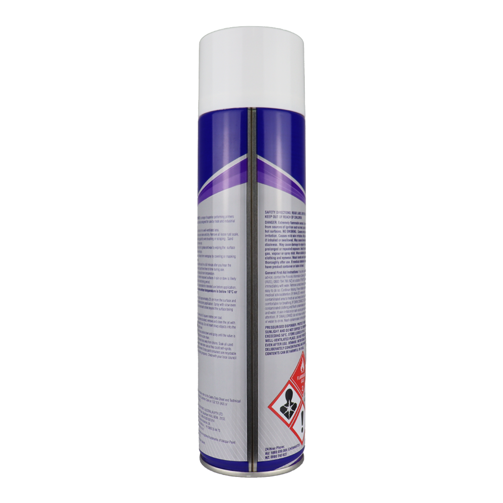 WATTYL Spraymate Industrial Quick Dry 1K Enamel Topcoat 400g Aerosol Gloss White x 3 Pack