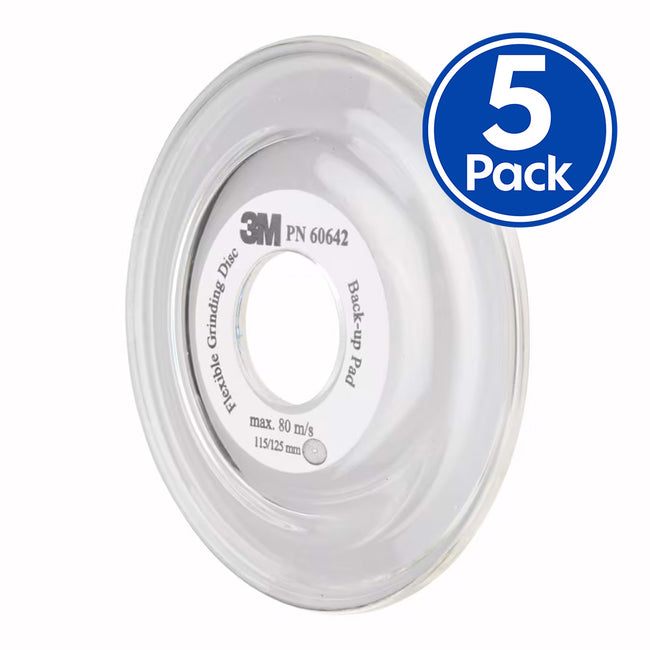 3M 100mm Flexible Grinding Disc Back Up Pad Pack5
