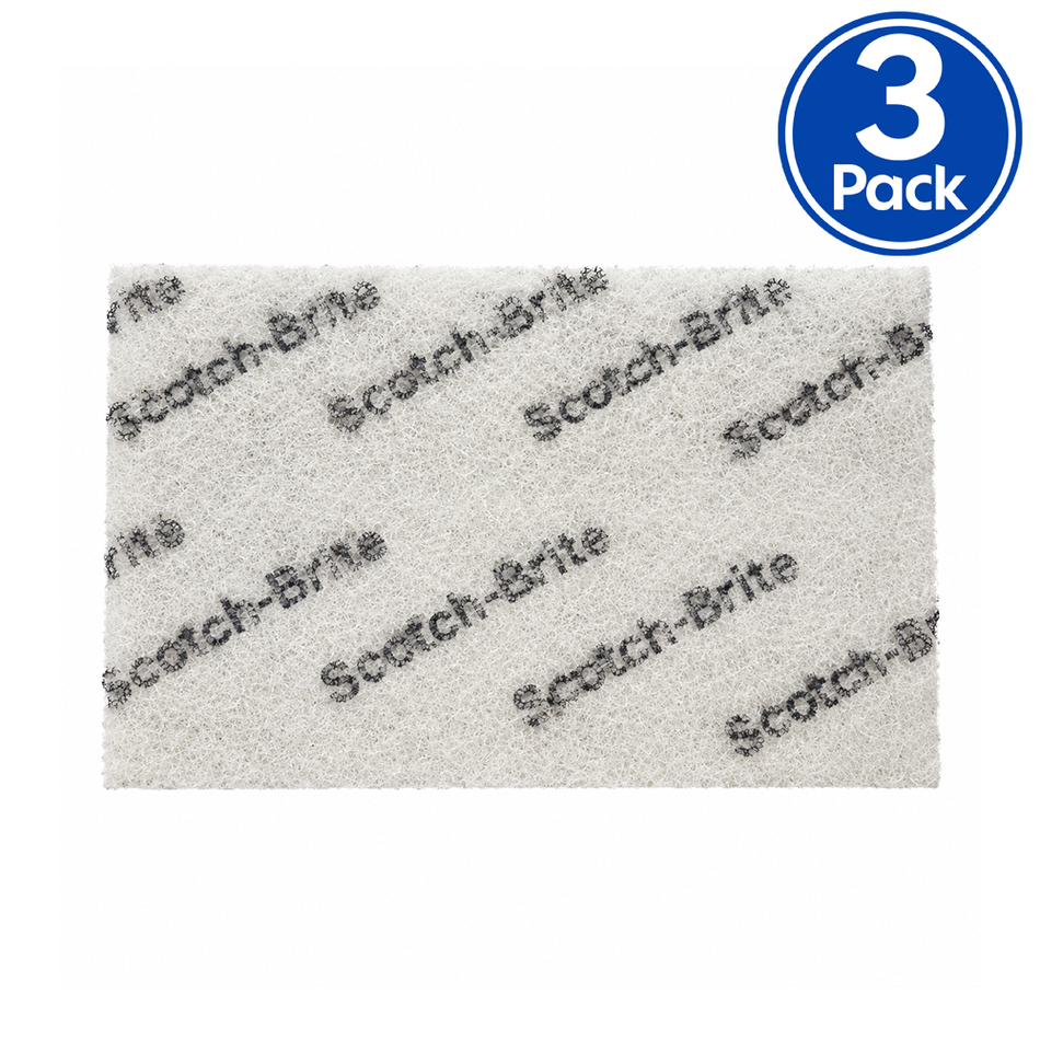 3M Scotch-Brite 98 Delicate Surface Cleaning Pad 230mm x 150mm 3 Pack