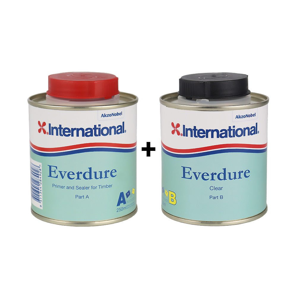 INTERNATIONAL Everdure Clear Kit 500ml Two Part Epoxy Timber Sealer
