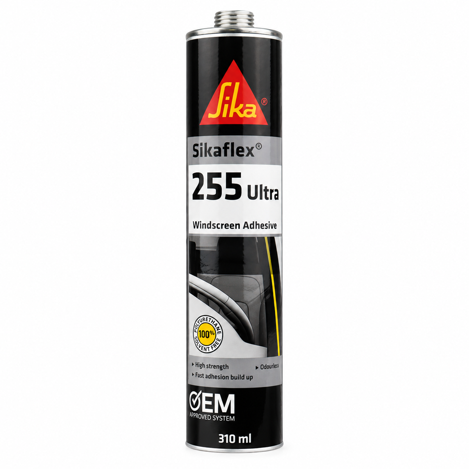 SIKA Sikaflex 255 Ultra Windscreen Adhesive 310ml & Primer-207 250ml Bundle