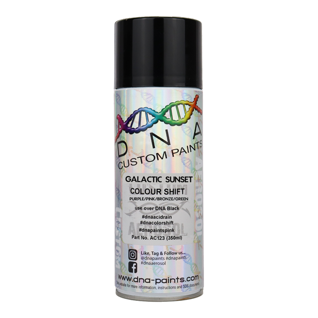 DNA PAINTS Colour Shift Pearl (Purple/Pink/Bronze/Green) 350ml Aerosol Galactic Sunset