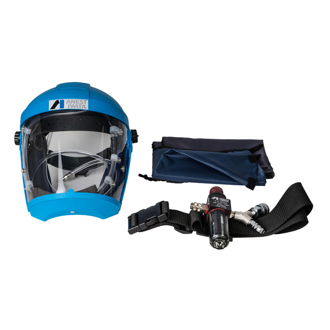 ANEST IWATA Full Face Airfed Mask Kit AF2100 Including Belt, Regulator & Filter
