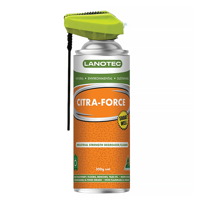 LANOTEC Citra-Force Industrial Strength Citrus Degreaser Spray 300g Aerosol
