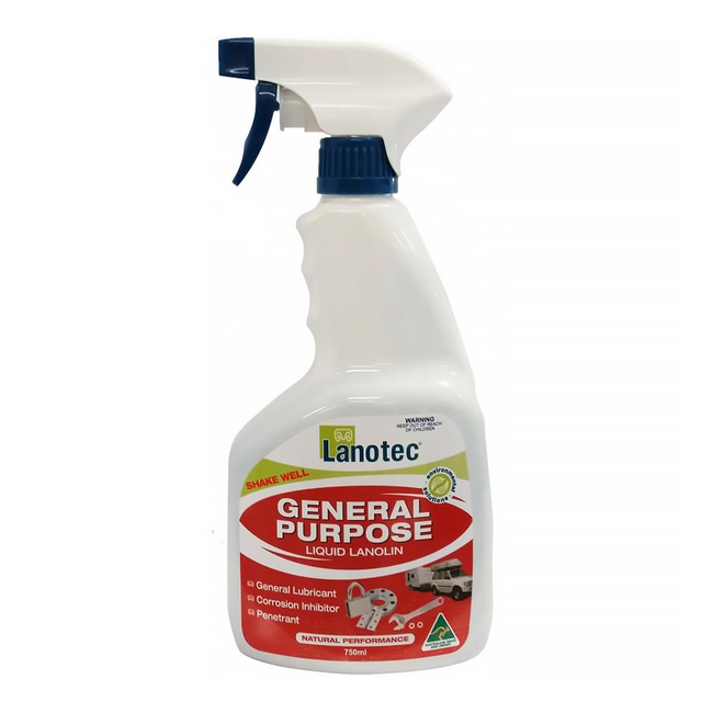 LANOTEC General Purpose Liquid Lanolin 750ml Spray Lubricant Corrosion Inhibitor