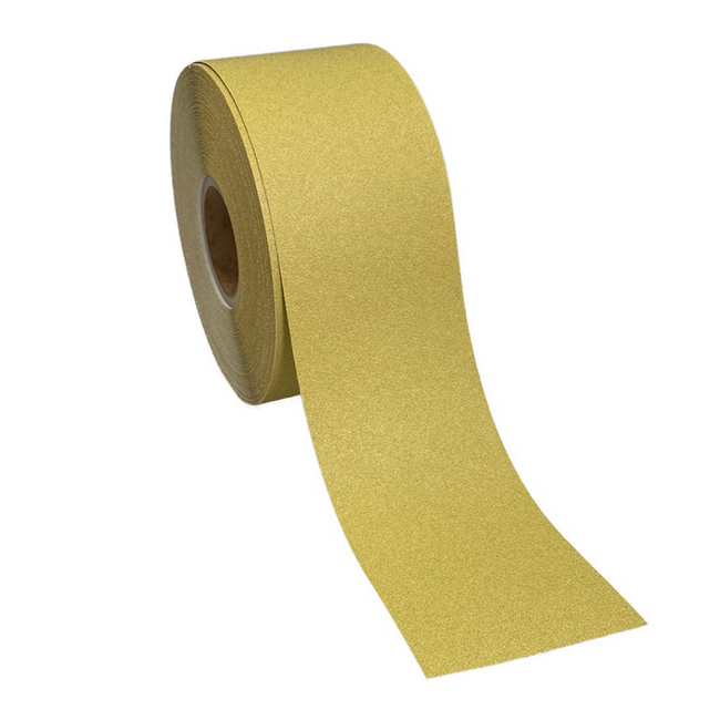 REVCUT Gold Abrasive Sand Paper P80 Grit 70mm x 50m Roll