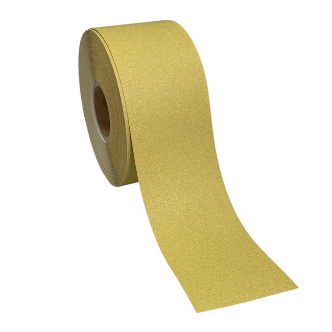 REVCUT Gold Abrasive Sand Paper P180 Grit 70mm x 50m Roll