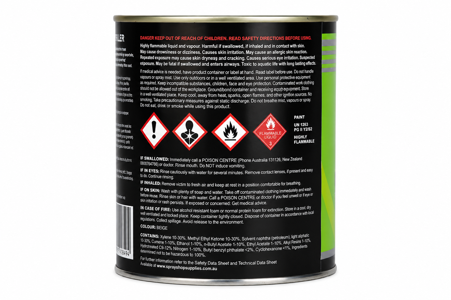 TROTON Master Acrylic Primer Filler Beige 1L