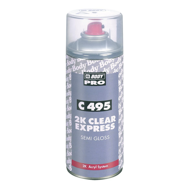 HB BODY 2K Semi Gloss Express Clear Coat Aerosol 400mL