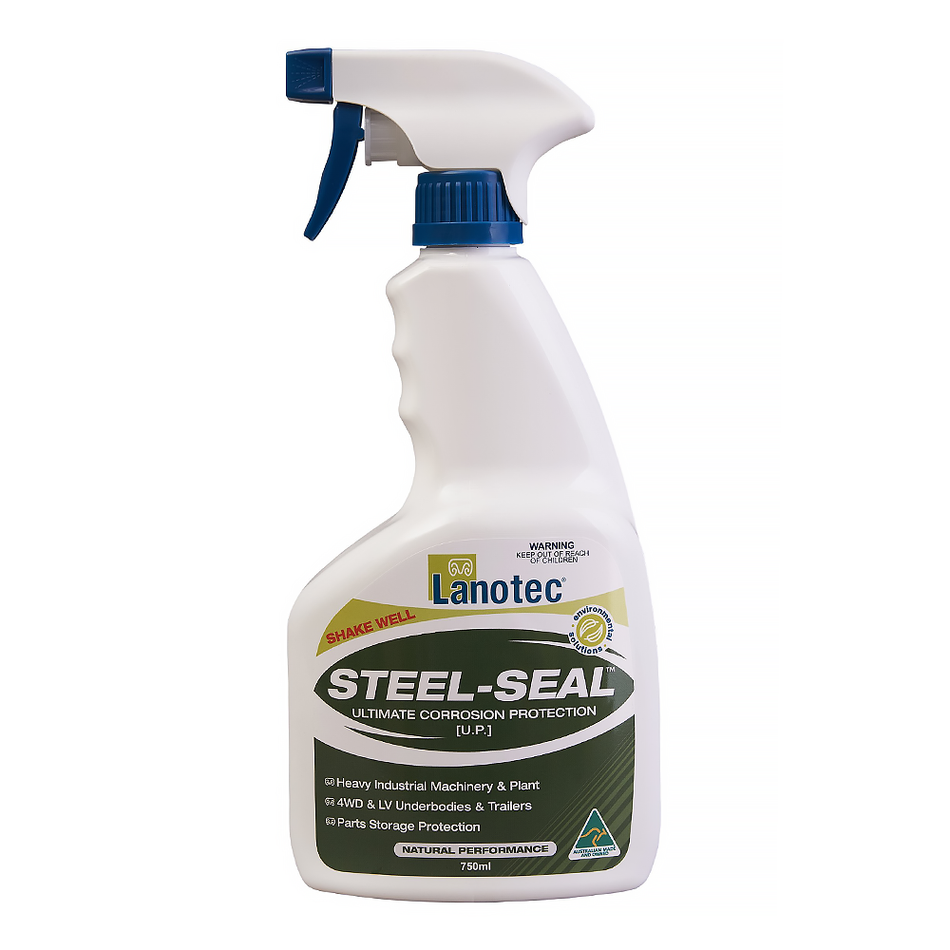 Lanotec Lanolin Steel-Seal Corrosion Protection 4WD Trailers Ag Marine 750ml