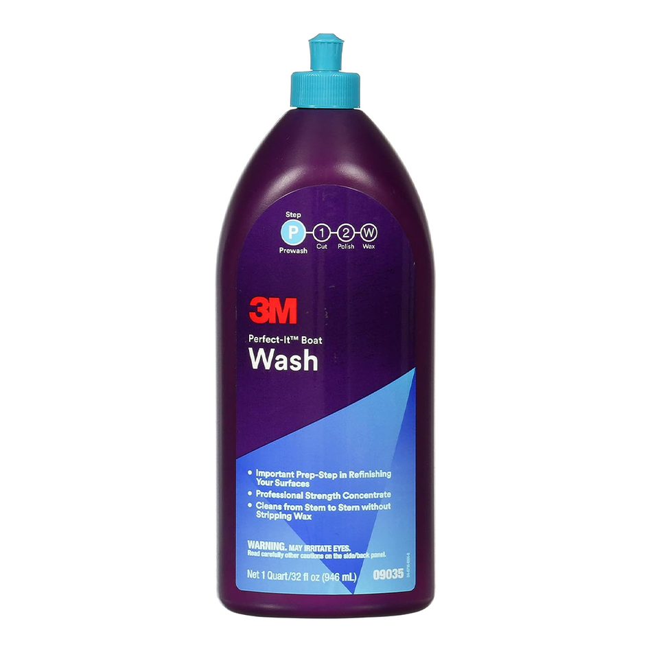 3M Perfect-It Marine Gelcoat Boat Wash Cut & Wax Kit 946ml x 3 Pack Fiberglass Paint