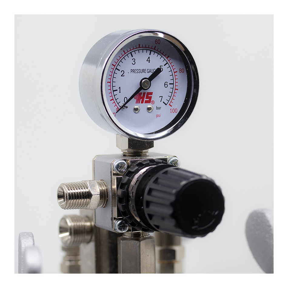 Workquip 4L Compact Paint Pressure Pot Aluminium Liner With Regulator 02104