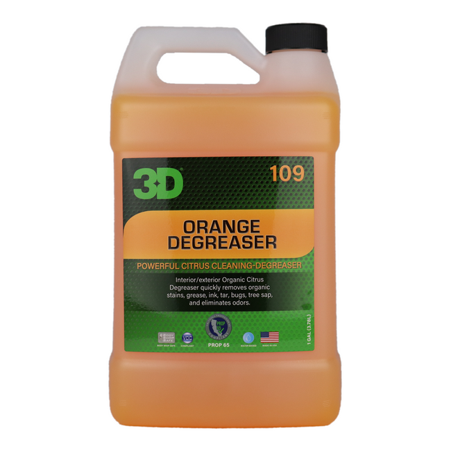 3D 109 Orange Degreaser 3.78L Biodegradable Citrus Water Based Cleaner