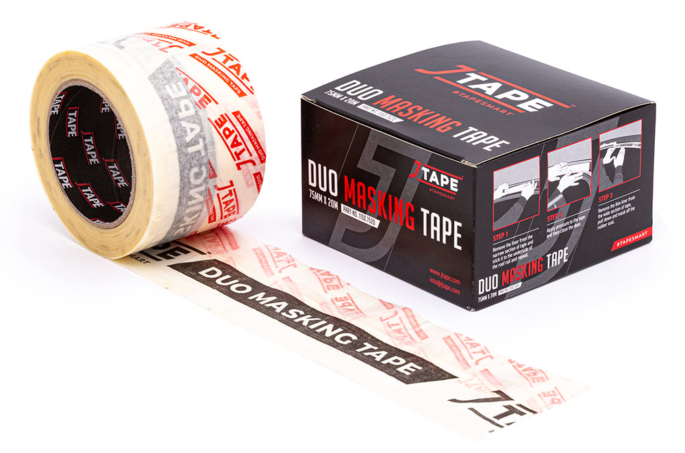 J TAPE DUO DOOR MASKING TAPE 75MM X 20M CHICANE TAPRE