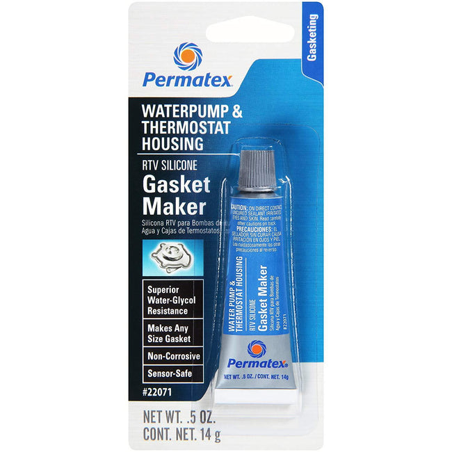Permatex Water Pump & Thermostat Housing RTV Silicone Gasket Maker 14g 22071