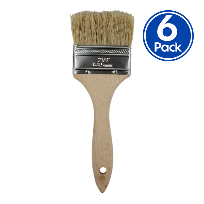 C&A Industrial Paint Brush 63mm x 6 Pack Trade