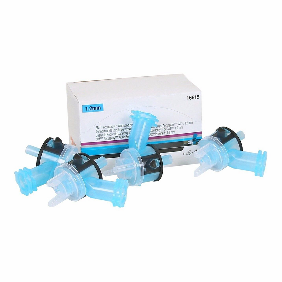 3M 16615 Accuspray Atomizing Head Refill Kit 1.2mm x 4 Pack Spray Paint Boat Car