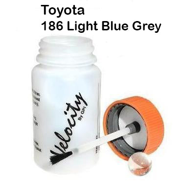 Auto Touch Up Bottle for Toyota 186 Light Blue Grey Paint 50mL