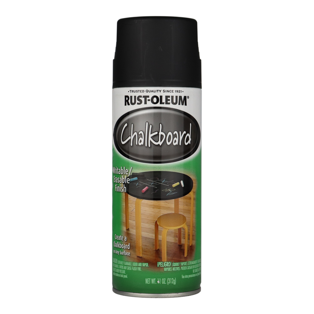 Rustoleum Specialty Chalk Board Spray Paint 312g Black Blackboard ...