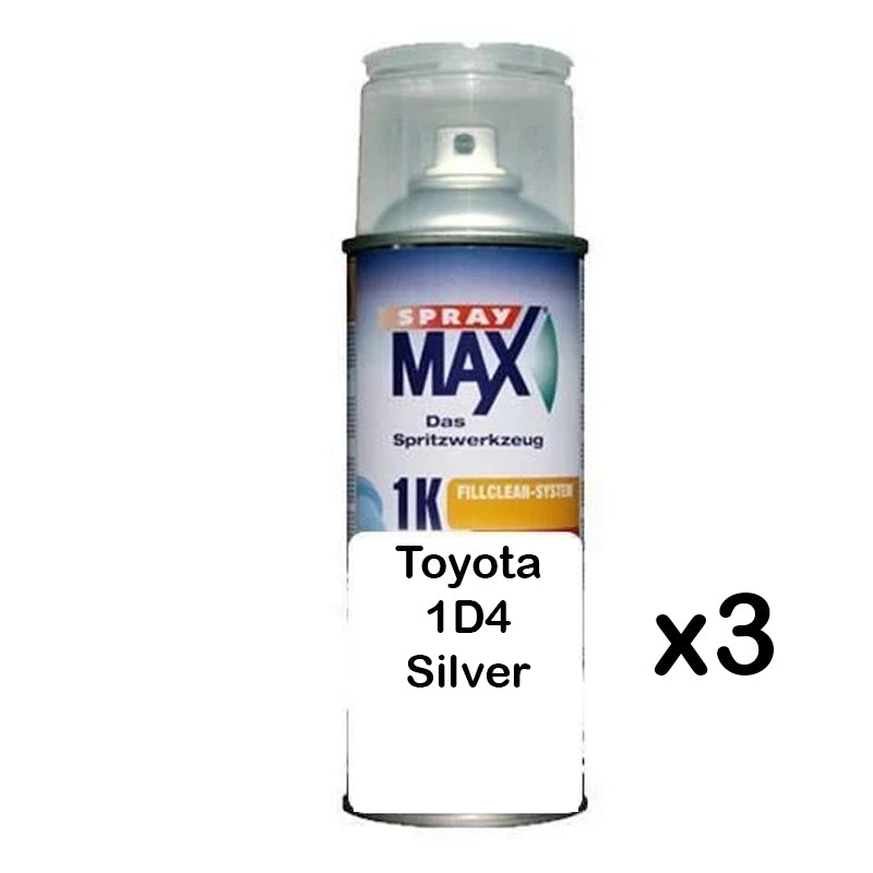 Auto Car Touch Up Can for Toyota 1D4 Silver x 3