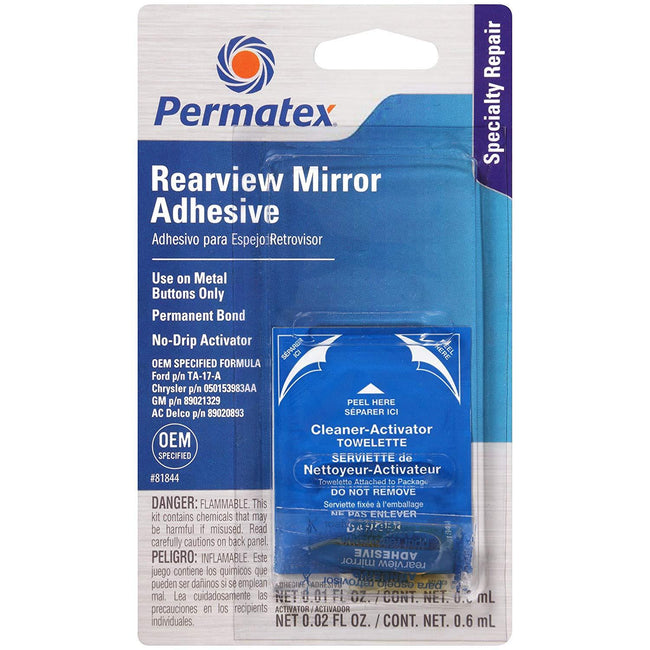 Permatex Professional Strength Rearview Mirror Adhesive Kit