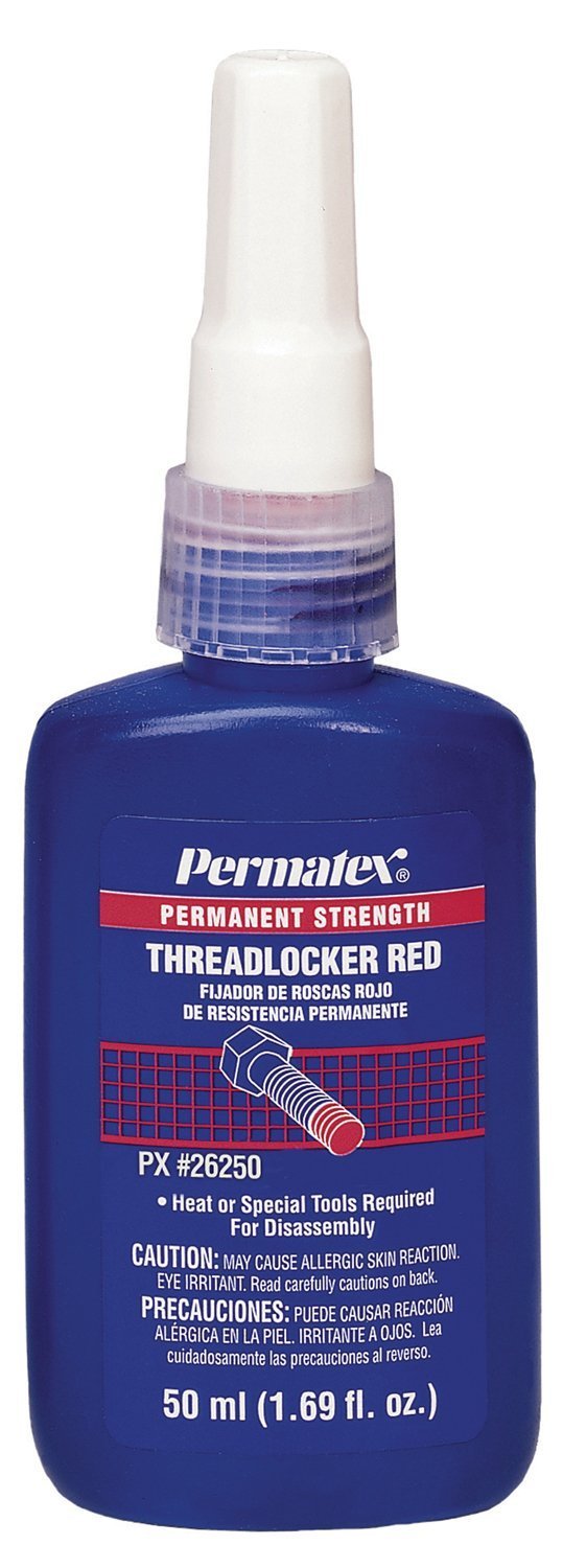 Permatex Permanent Strength Thread Locker Red 50mL