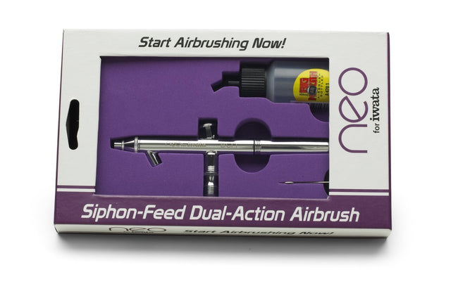 Iwata Neo BCN Suction Siphon Feed Dual Action Air Brush 0.5mm 28mL