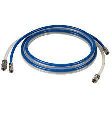 Twin Fluid Paint / Air Hose 8mm x 6mm BH Fittings for Pressure Pot 5m