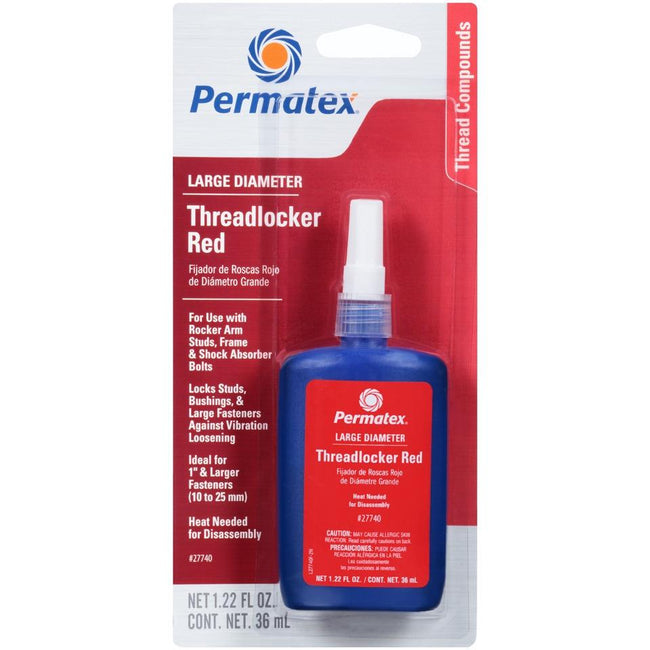 Permatex Large Diameter Thread Locker Red 36mL