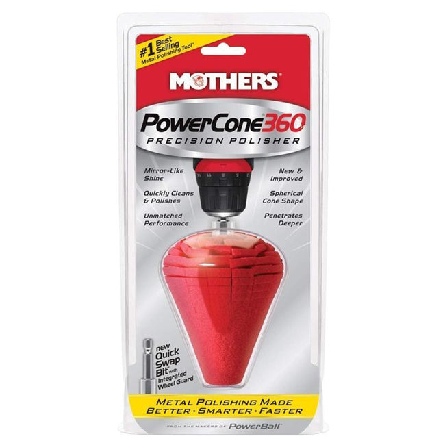 Mothers Power Cone 360 Precision Metal Polisher for Drill
