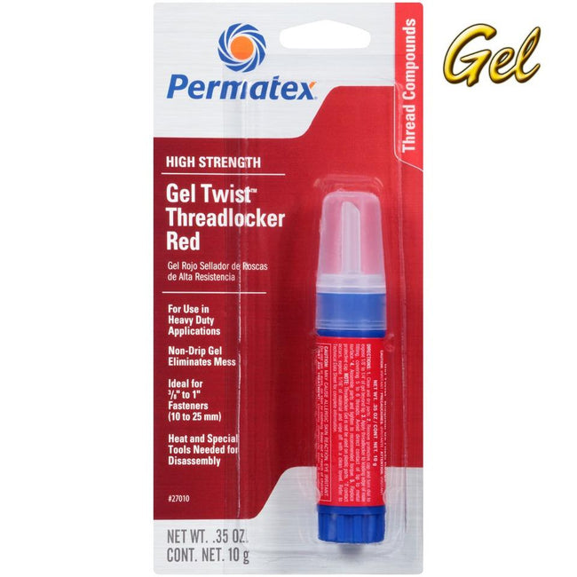 Permatex High Strength Thread Locker Red Gel 10g