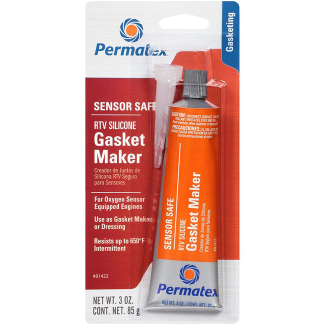 Permatex Sensor Safe High Temp RTV Silicone Gasket Maker 85g