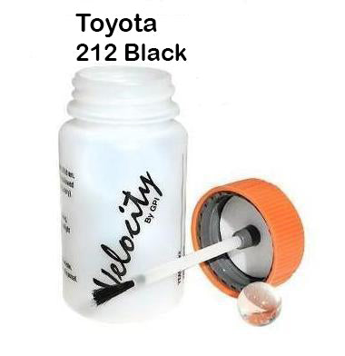 Auto Touch Up Bottle for Toyota 212 Black Paint 50mL