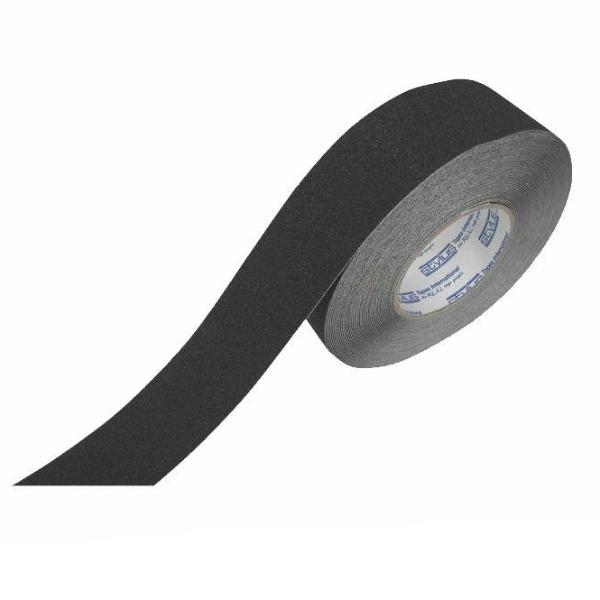 Stylus Anti-Slip Tread Adhesive Tape Black 50mm x 18.2m Non-Skid Deck Walkway