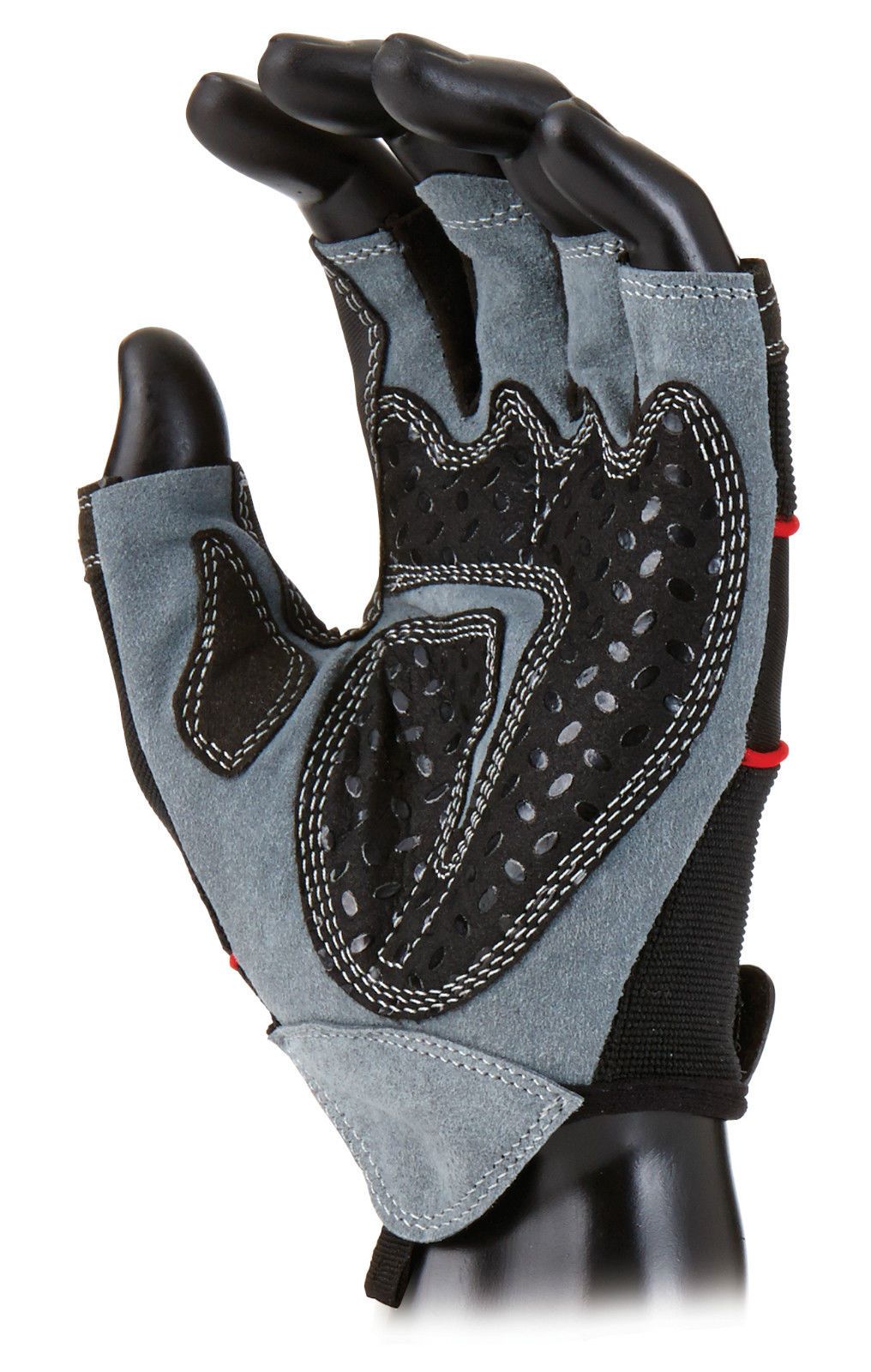 Maxisafe G-Force 'Grip' Mechanics Synthetic Fingerless Safety Gloves