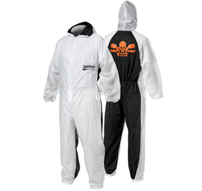 DeVilbiss Reusable Coveralls Spray Painting Overalls Automotive Workwear Suit