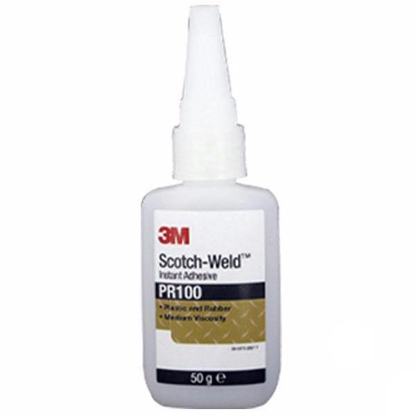 3M Scotch-Weld PR100 Plastic & Rubber Instant Adhesive 50g