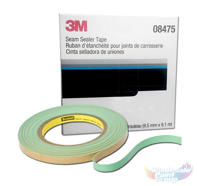 3m Seam Sealer Tape 08475 3/8'' x 30' Roll Scotch Hem Flange Seal Door Trunk