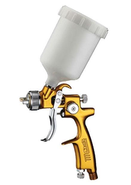 Star V3 Mini LVLP EVOT Gravity Feed Spray Touch Up Gold Gun 0.8mm