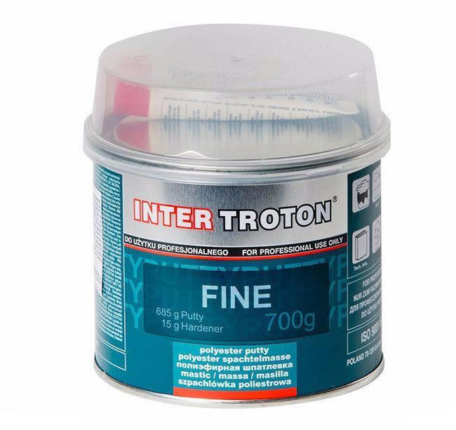TROTON Premium Fine Body Filler Includes Hardener 700g Auto Car Dent Bog Panel Putty
