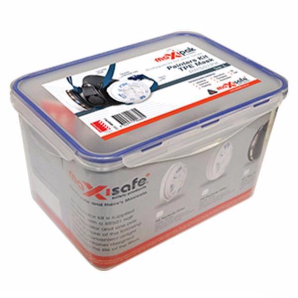 Maxisafe MaxiPak TPE Half Mask Painters Respiratory Kit Large Safety Protection
