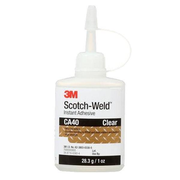 3M Scotch-Weld Instant Adhesive CA40 Super Glue Clear Fast Setting Panel Bonding