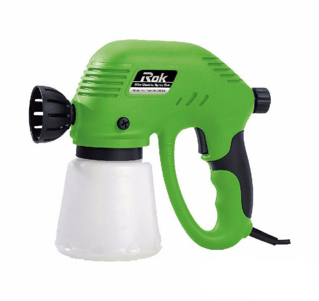 Rok Electric Paint Airless Sprayer 80w Paint Spray Gun Flow Control 2Yr Warranty
