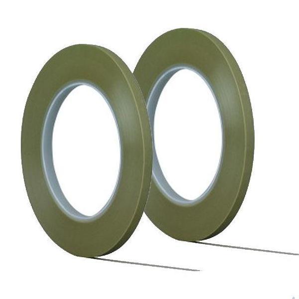 3M Scotch Fine Line Tape 218 Green 1/4 inch width 6.4 mm 06301 - 2 Pack