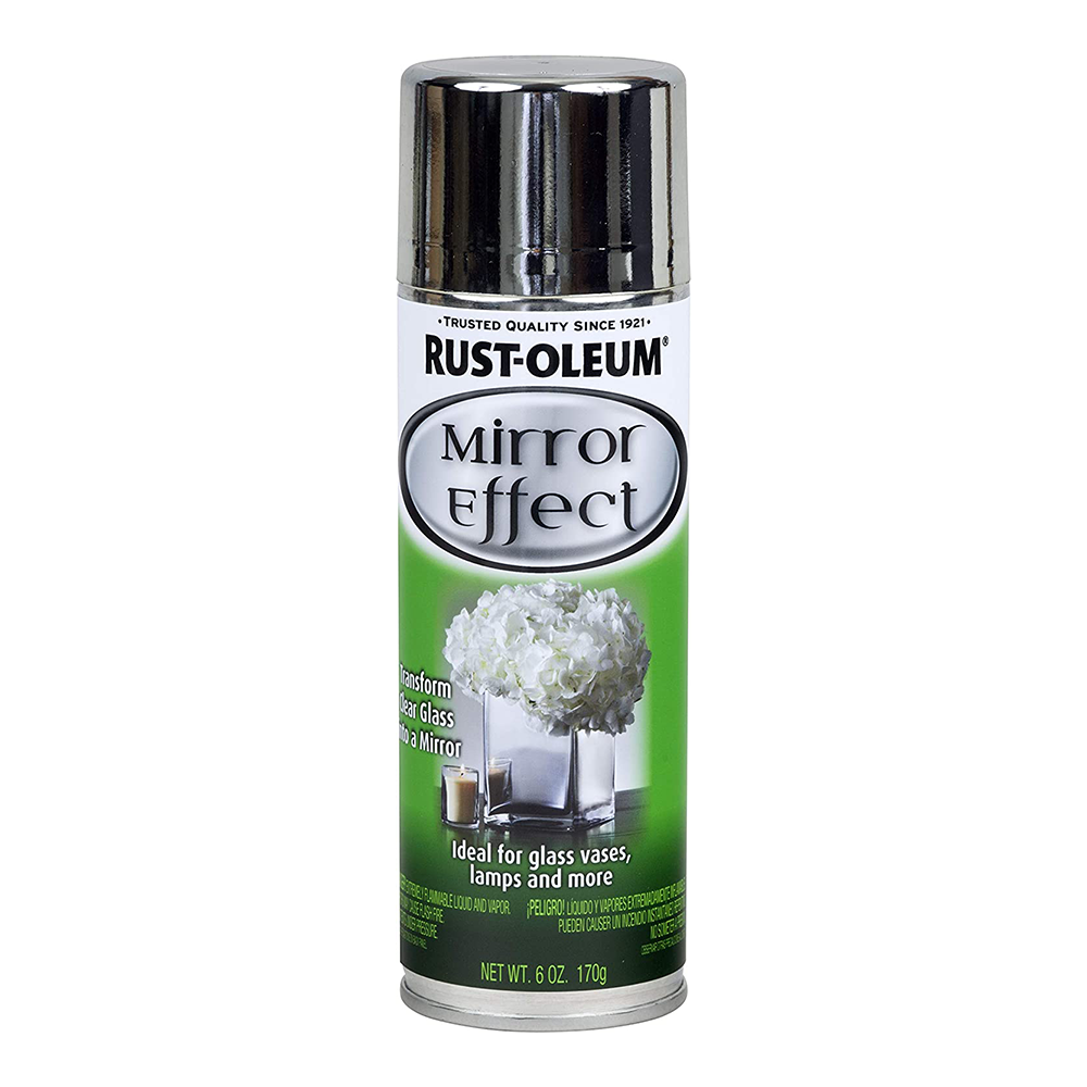 Rustoleum Specialty Mirror Effect Spray Paint 170g Silver Aerosol Cans