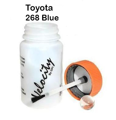 Auto Touch Up Bottle for Toyota 268 Blue Paint 50mL