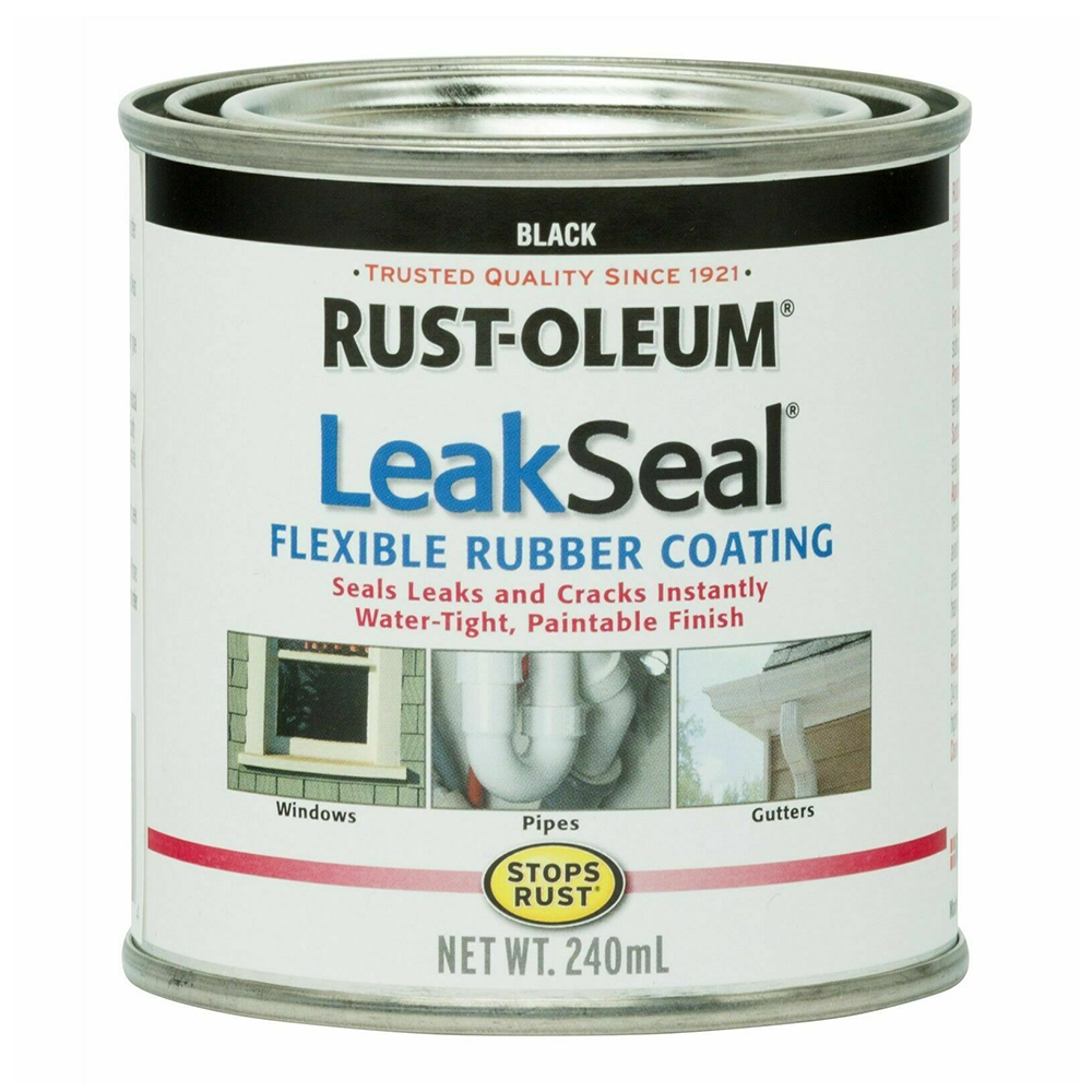 Rustoleum LeakSeal Brush On 240ml Matt Black