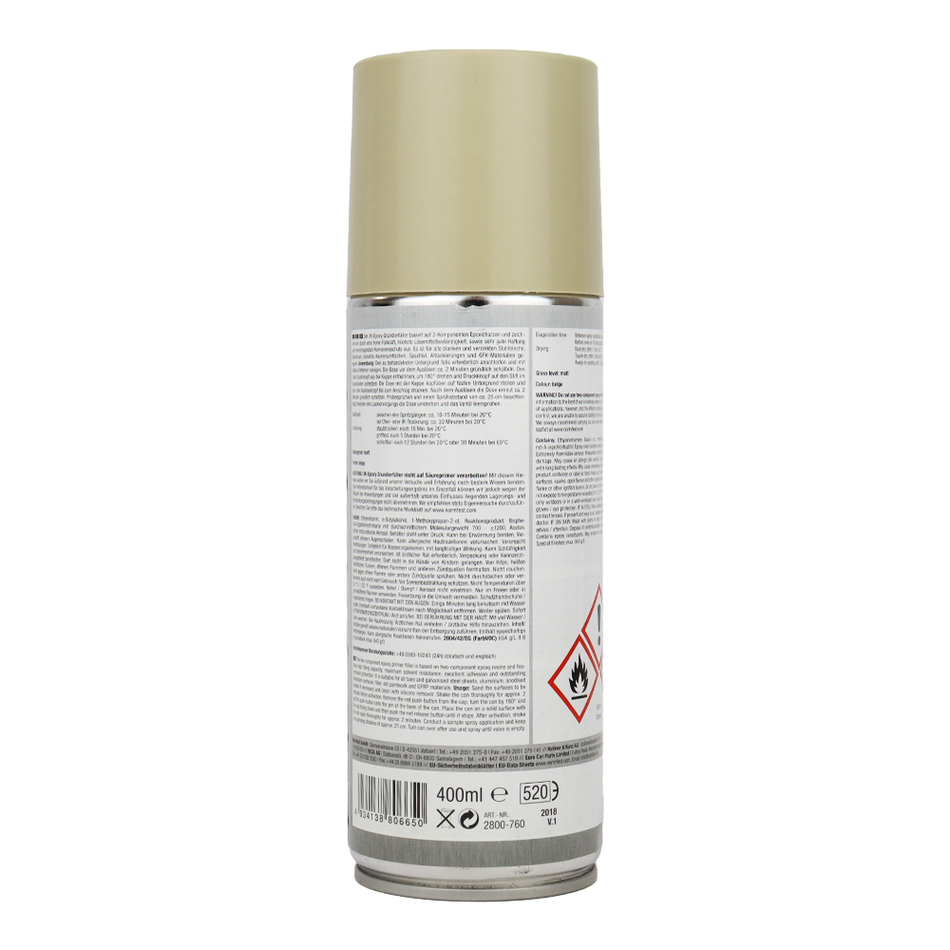 NORMFEST 2K Epoxy Filler Two-Component Primer Filler Aerosol 400ml Beige