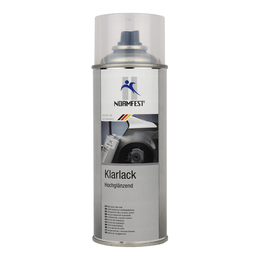 NORMFEST 1K High Gloss Quick Dry Clear Coat 400ml Aerosol