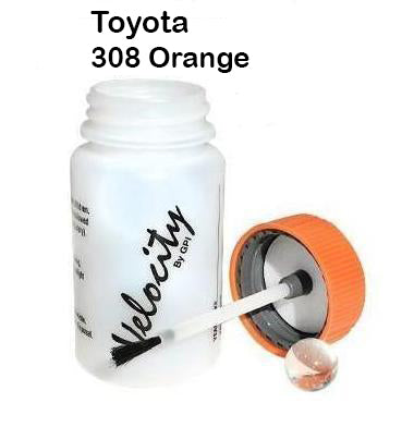 Auto Touch Up Bottle for Toyota 308 Orange 50mL